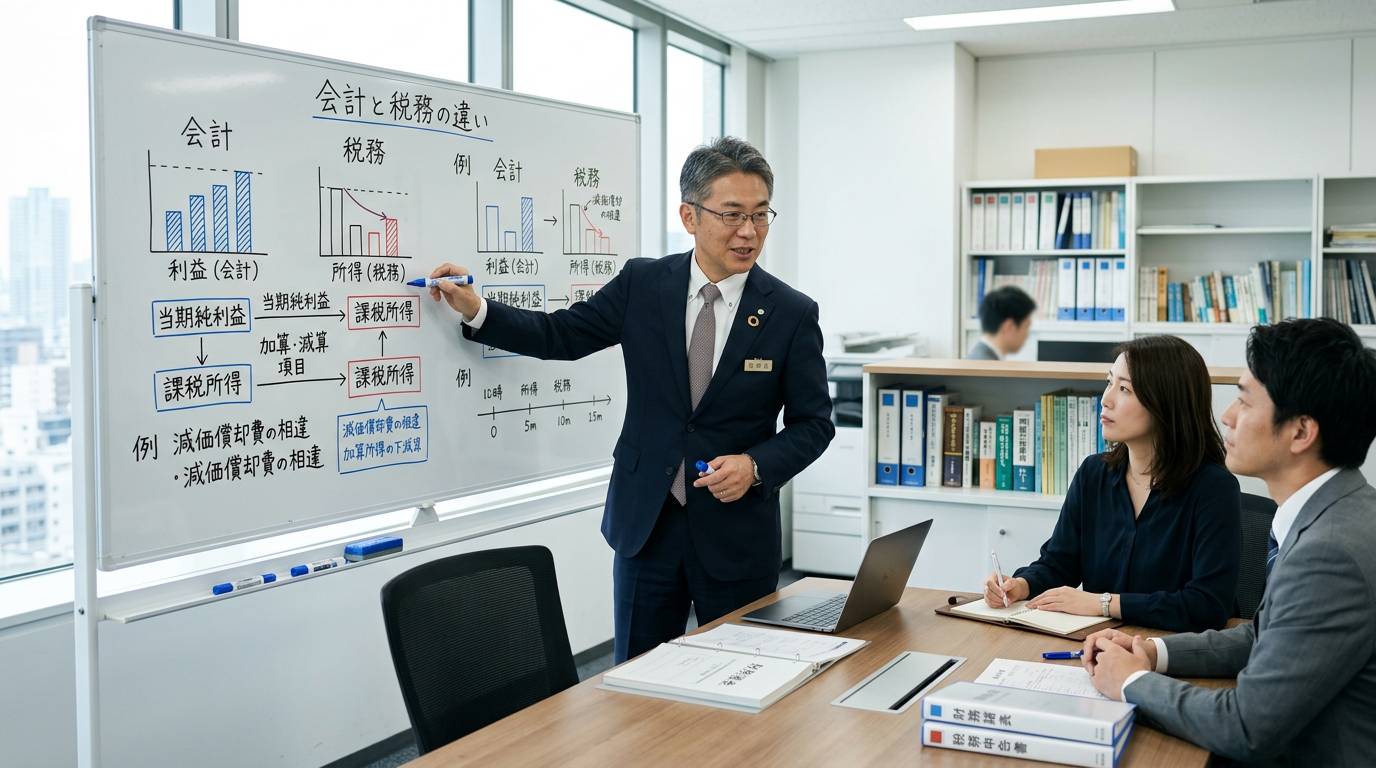 会計と税務の違い